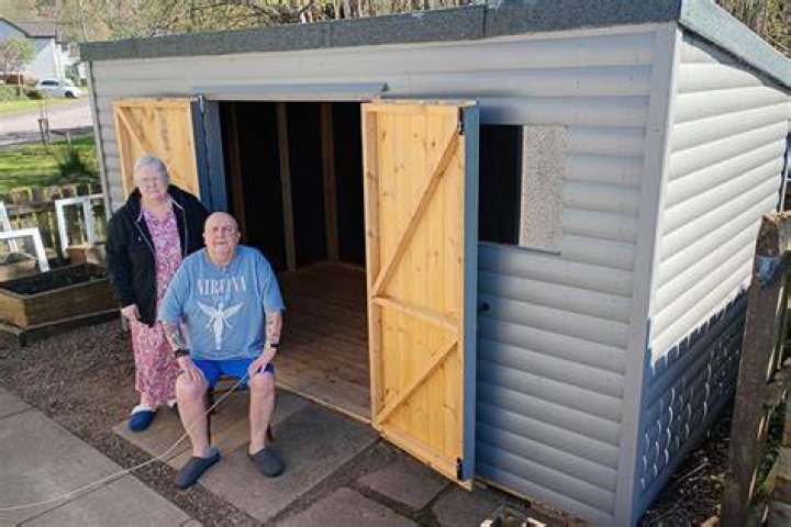 The couple say the shed's two rooms will now be used for storage. Photo / Supplied/ Marlborough District Council
