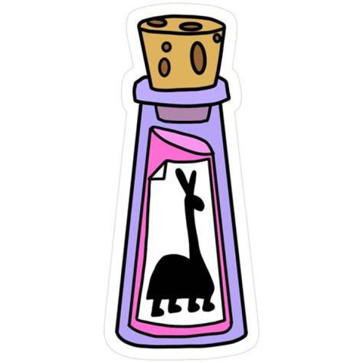 The empty llama potion bottle in Disney The Emperor's New Groove