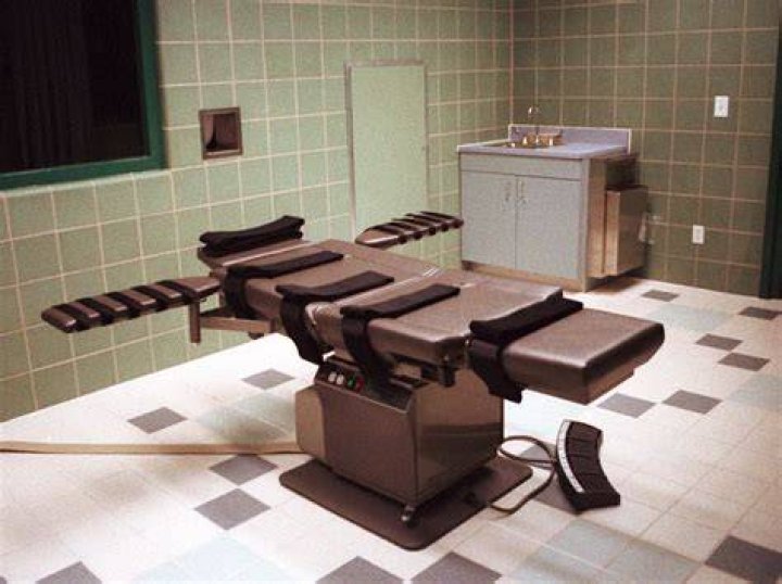 The execution chamber in Terre Haute, Indiana. Photo / AP