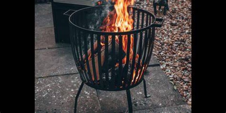 The giant brazier in the Royal Pools
