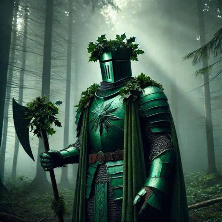 The Green knight who is the girl in the end credits scene