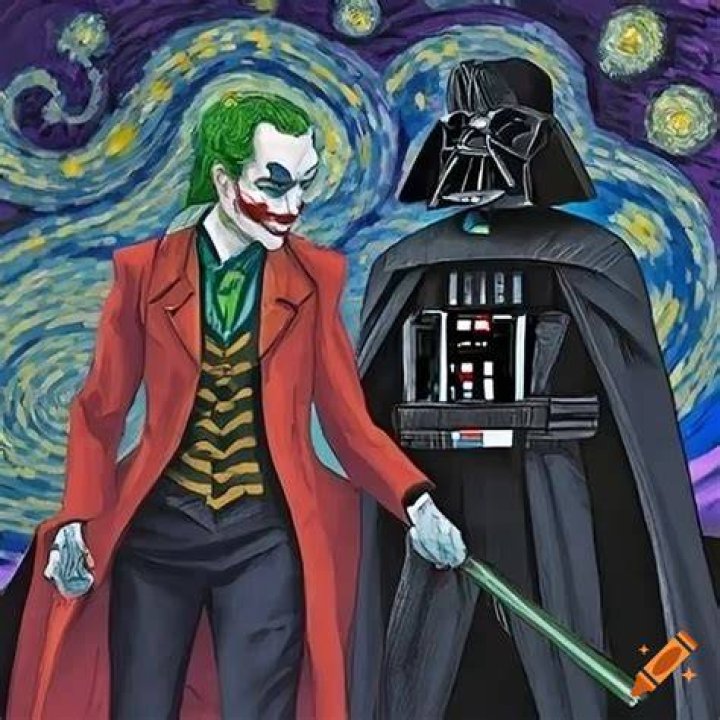The Joker and Darth Vader