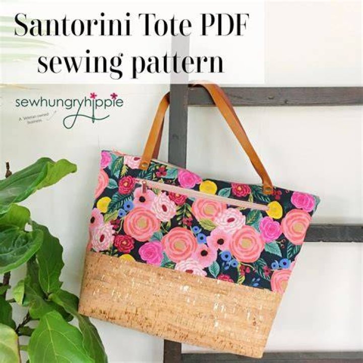 The Kensley Tote PDF Sewing Pattern Sew Yours