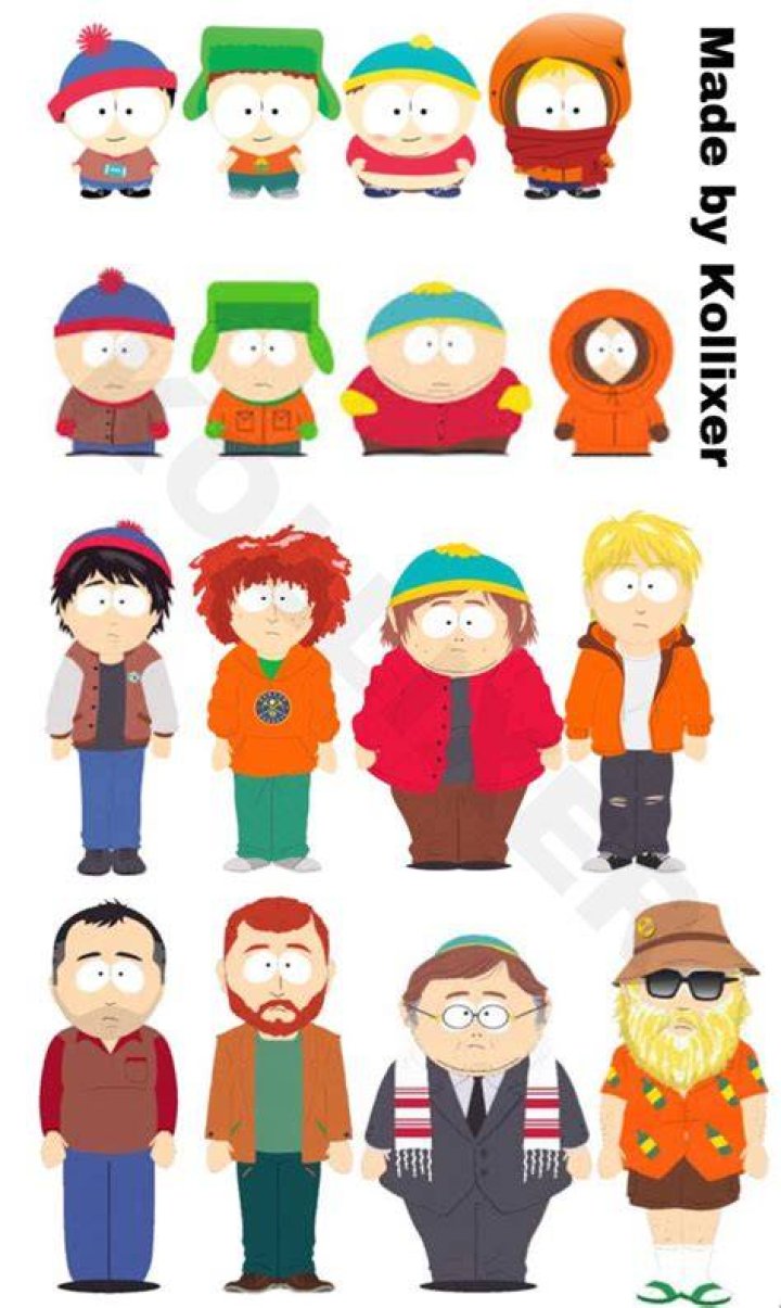 The kids of South Park playing a video game