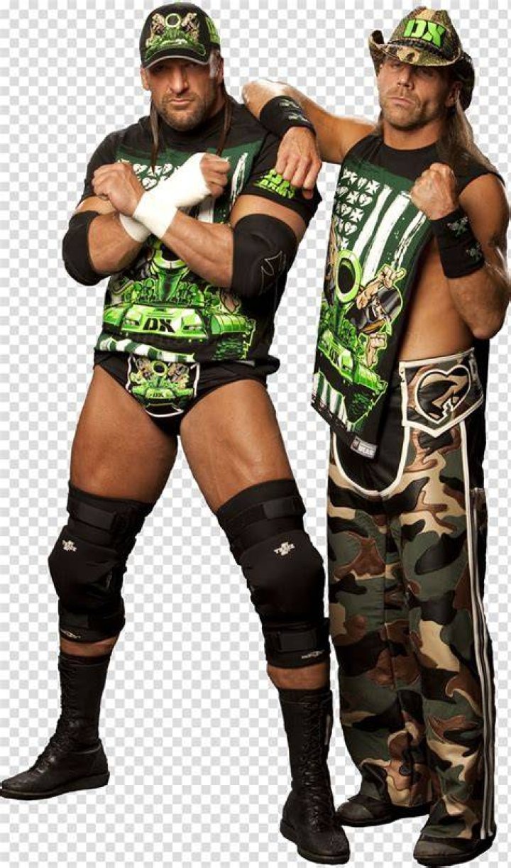The New Age Outlaws, Triple H & Savio Vega v Steve Austin, Owen Hart & LOD No Way Out 1998 Cropped