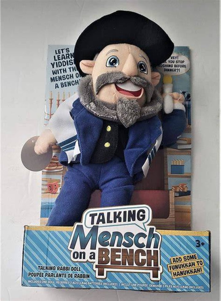 The NEW Talking Mensch on a Bench!