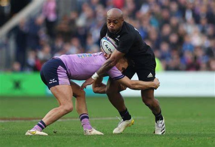 The Nude Blacks tackle, maul, and pass the ball while completely in the nude. Photo / Getty