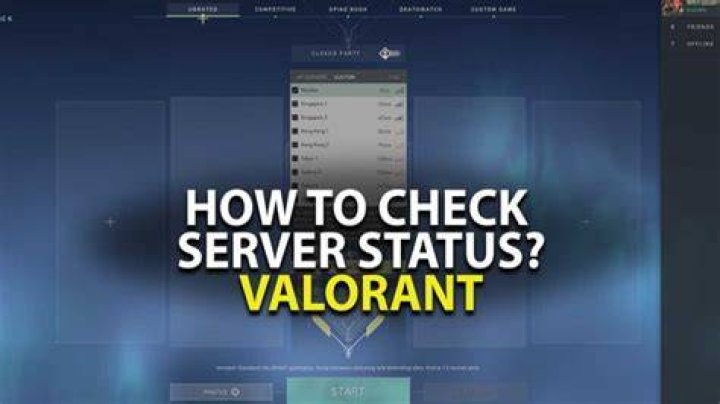 The official valorant server status website.