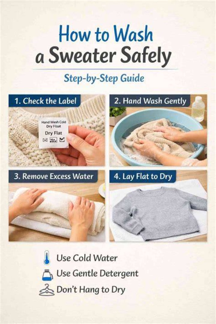 The Right Way to Wash a Sweater