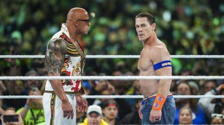 The Rock John Cena 