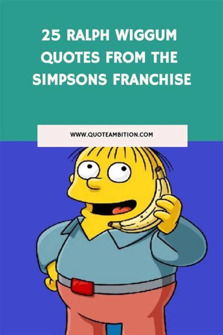 The Simpsons: 15 Funniest Ralph Wiggum Quotes