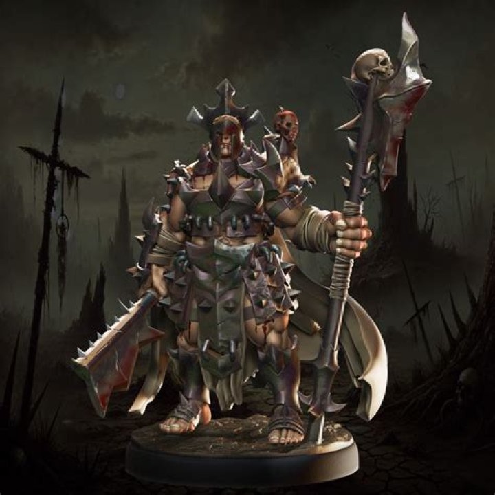 The Warlord poses in a WWE ring.