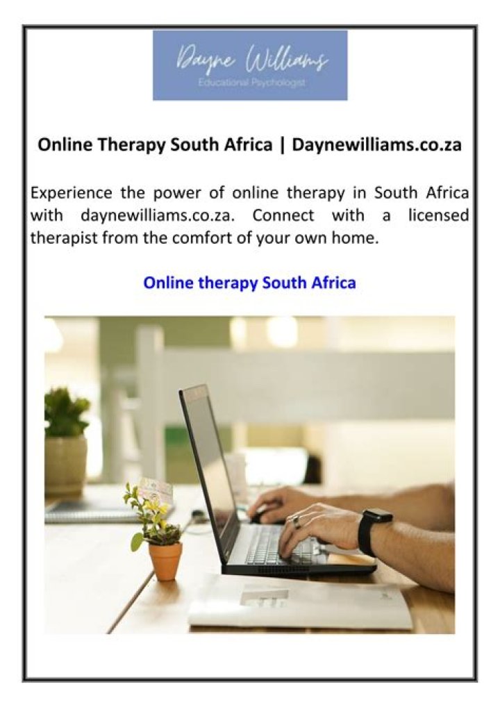 Therapy in South Africa Therapy in South Africa