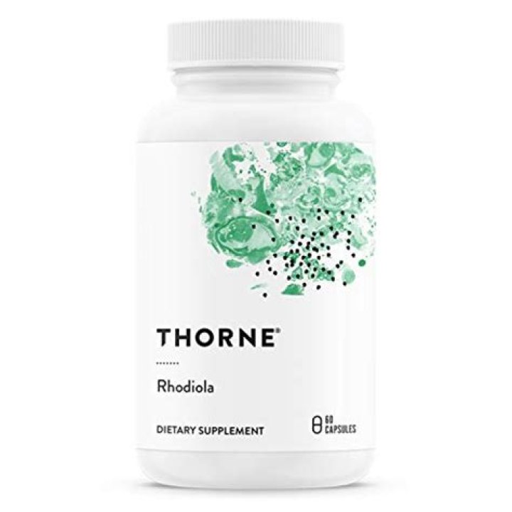 Thorne Rhodiola - Suplemento para dormir mejor Thorne Rhodiola - Suplemento para dormir mejor
