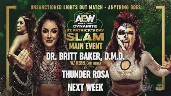Thunder Rosa - Britt Baker - Lights Out Overhead