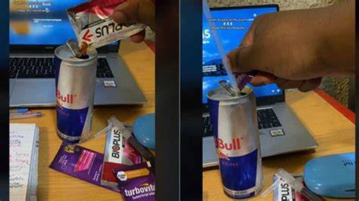 TikTok video of Medical Student’s Red Bull and Bioplus Mix Worries SA, Clicks Pharmacist Explains Dangers