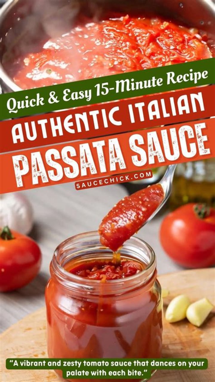 Tomato Passata Sauce - Eat Well Recipe