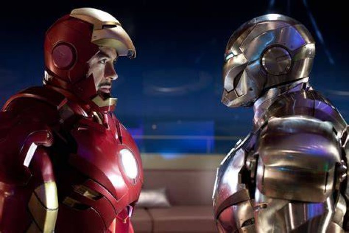 Tony and Rhodey in Iron Man 2