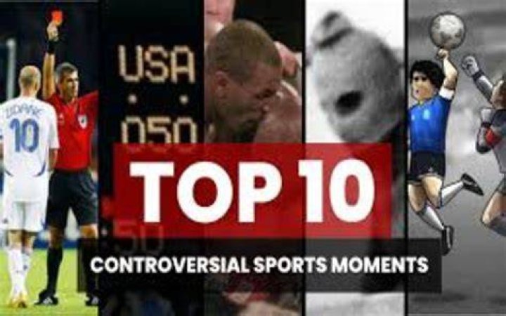 Top 20 Most Controversial Moments In Sports History