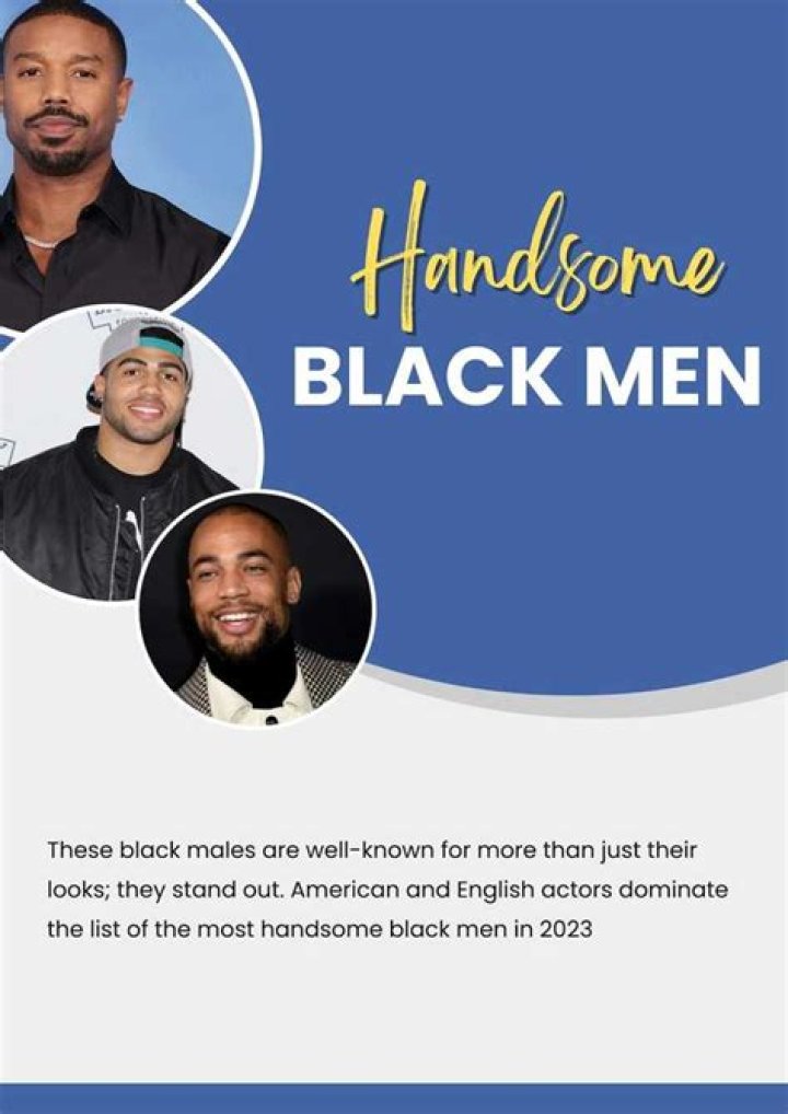 Top 30 handsome black men in the world (2024): Who are they?