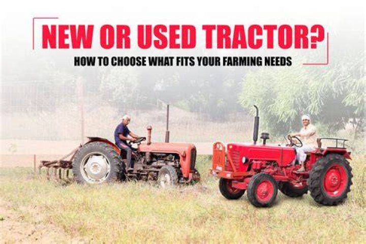 tractor used in putting up posts
