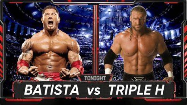 Triple H v Batista Vengeance 2005 Cropped