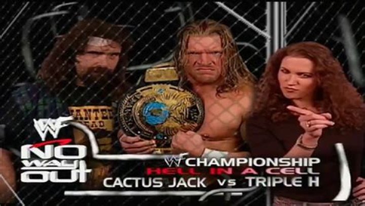 Triple H v Cactus Jack No Way Out 2000 Cropped