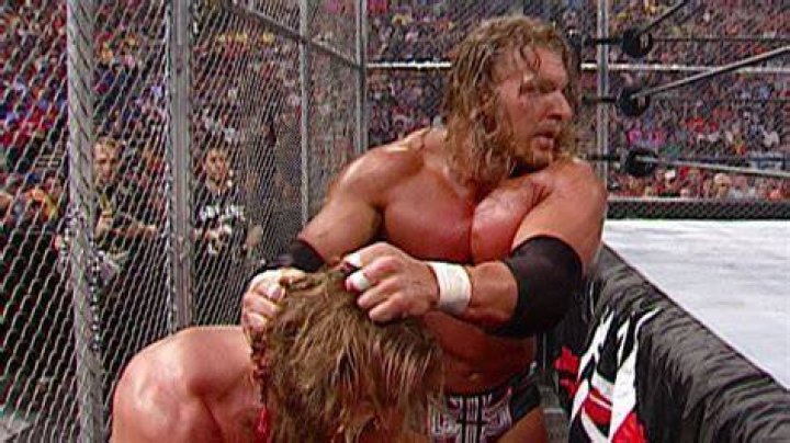 Triple H v Chris Jericho Judgment Day 2002 Cropped