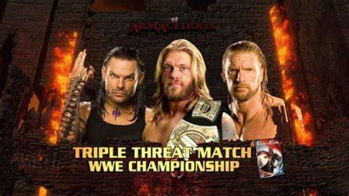 Triple H vs Hardy vs Jericho champions match from 2008