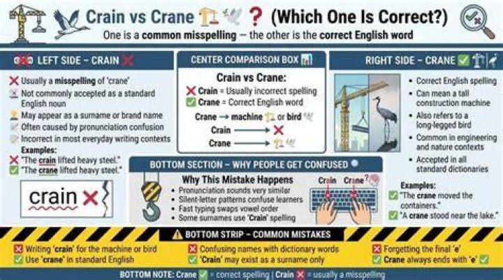 Understanding The Differences Between Crain And Crane