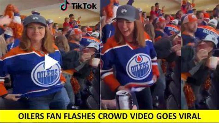 Unforgettable Moments: The Oilers Fan Flashes Crowd Unedited Video