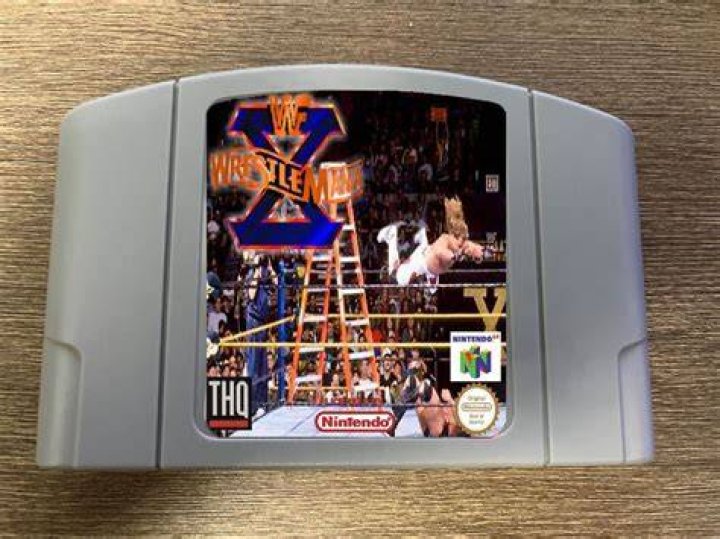 Unleashing The Excitement Of WrestleMania X N64 Cartridge