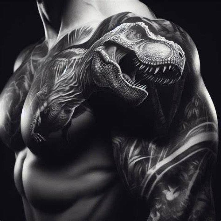 Unleashing The Power Of The Inner Bicep Tattoo T-Rex