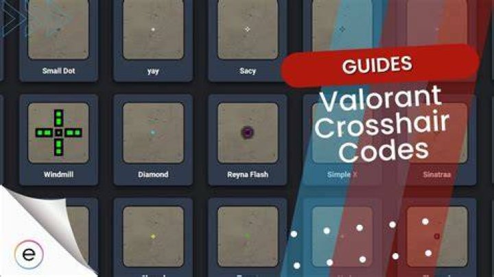 Valorant Sentinels Crosshair Codes. 