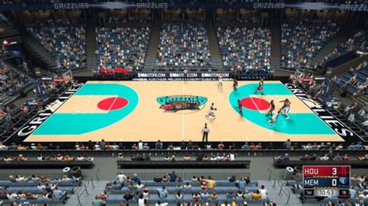 Vancouver Grizzlies On The Court