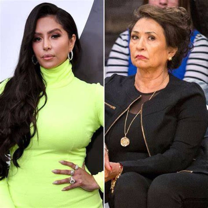 Vanessa Bryant with her mother Sofia