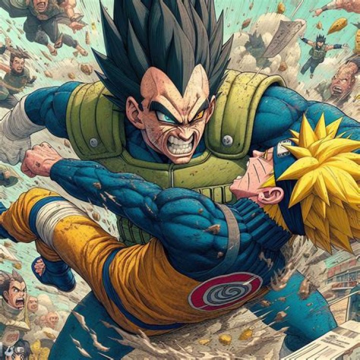 Vegeta and Naruto from Jump Force