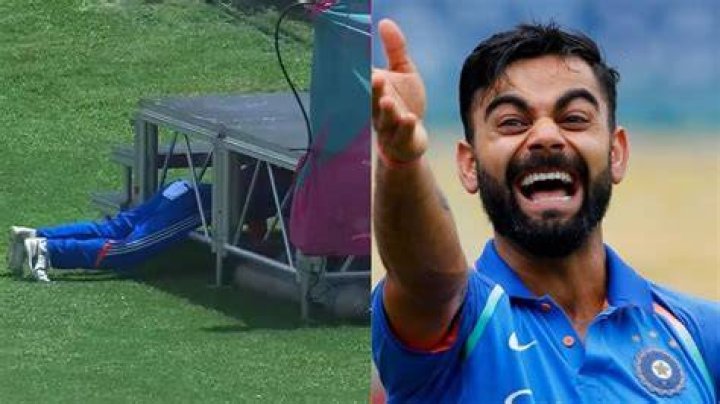 Video of Virat Kohli searching for Anushka Sharma during India vs NZ World Cup match goes viral