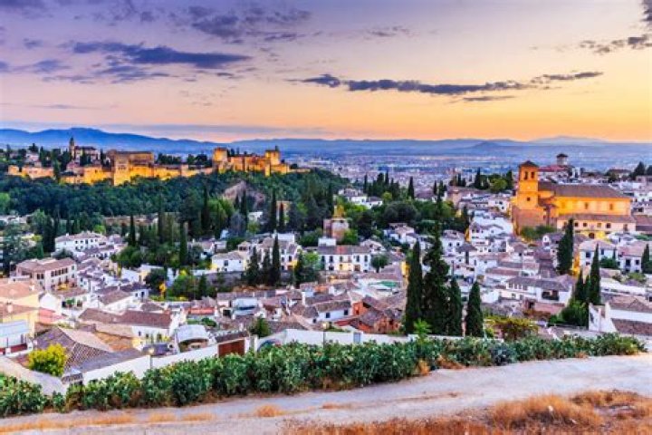 view of granada at al hambra