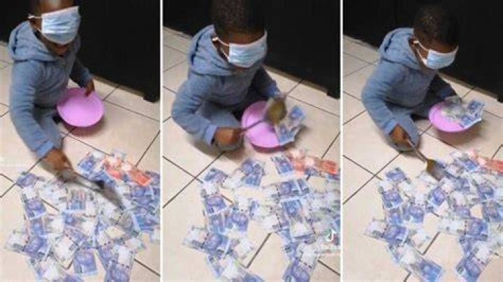 Viral Challenge Where Kids Scoop Cash Blindfolded Has Some Parents Sweating, It’s a ‘No’ From Them