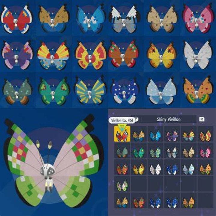 Vivillon & Ho-Oh from New Pokemon Snap