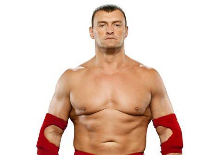 Vladimir Kozlov in a funny segment with Sheamus and Santino