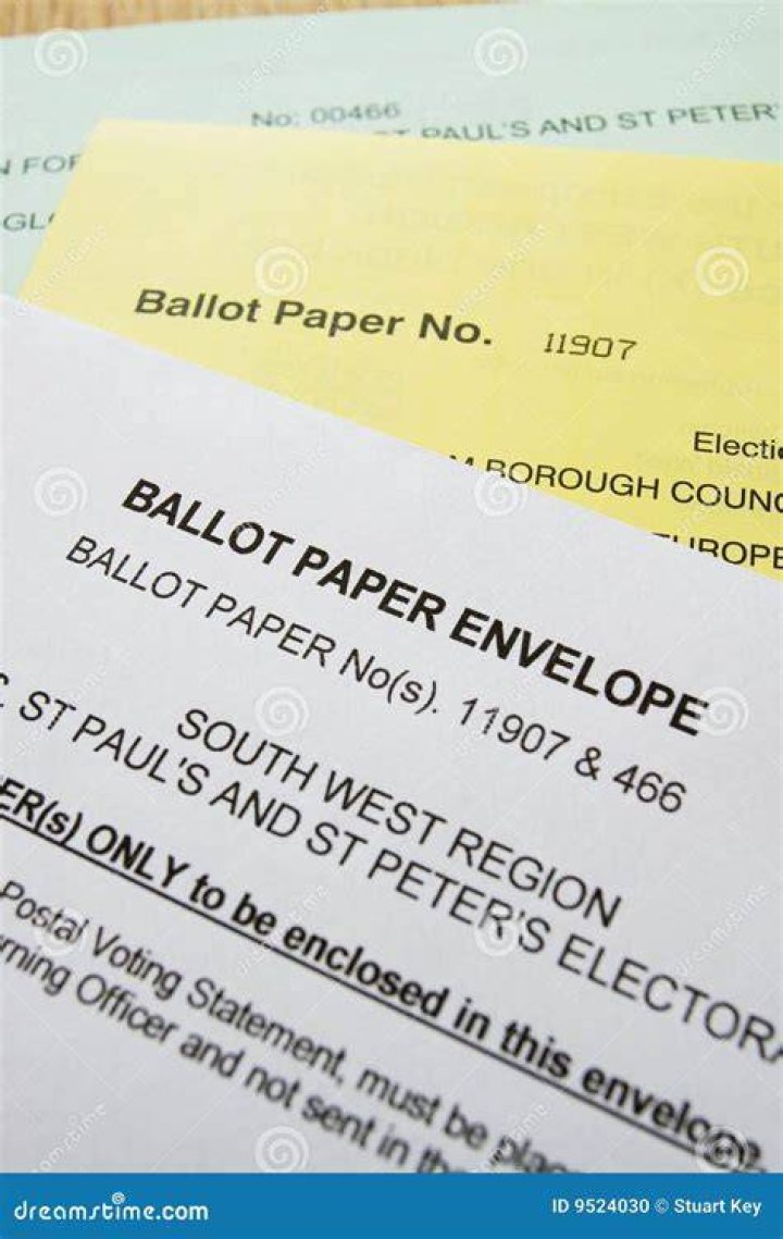 Voting papers will be kept securely for six months before they are destroyed.