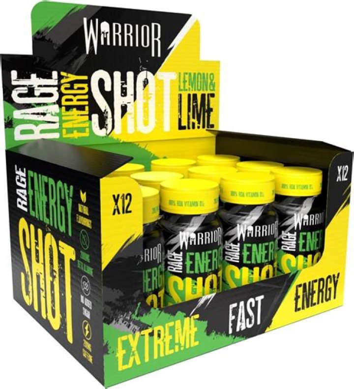 Warrior Rage Pre-Workout Energy Shot: Tropical Sourz 