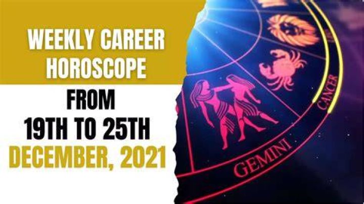 Weekly Horoscope (19th December to 25th December 2021)