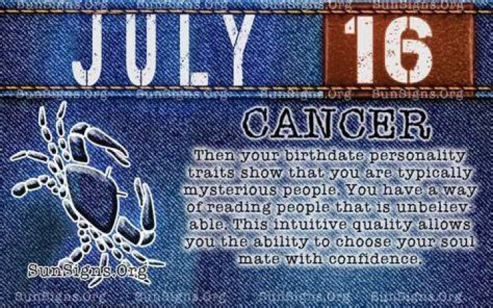 What are july 16 personality traits?