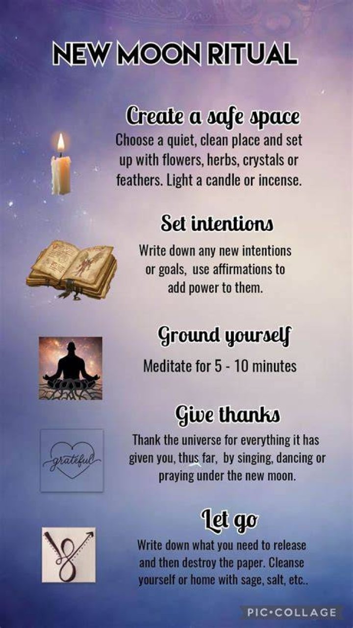 What is the new moon, and how to create a ritual