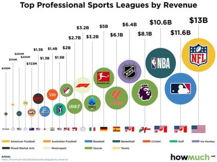 What sports league makes the most money?