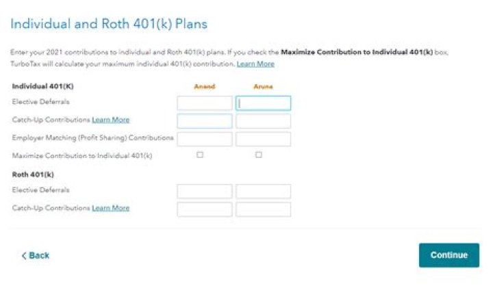 Where do I enter 401k contributions on TurboTax?