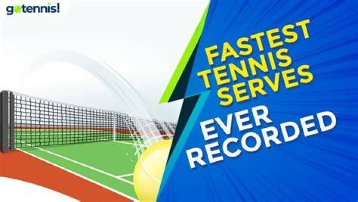 Who has the fastest tennis serve, male or female?